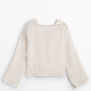 Massimo Dutti Shirt with tie at the back - limited edition